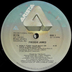 Freddie James - Dont turn your back on love (Tee Scott Extended Version / Tee Scott Instrumental / Short Version)