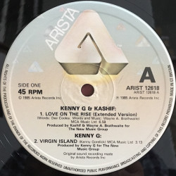 Kenny G & Kashif - Love On The Rise (Extended Remix / Instrumental) / Virgin Island / Hi How Ya Doin (Live Version)