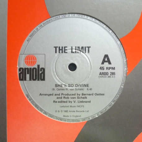 Limit - She's so divine (Extended Version) / Pop (Full Length Version)