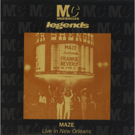 Maze Featuring Frankie Beverly - Live In New Orleans (13 Track Double Vinyl) Legendary 2LP Featuring Joy And Pain