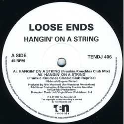 Loose Ends - Hangin On A String (Frankie Knuckes Club Mix / FK Reprise / Extended Dance Mix / All Night Mix) Vinyl Promo