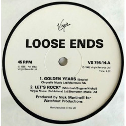 Loose Ends - Golden Years / Turn The Lights Down Low / Lets Rock