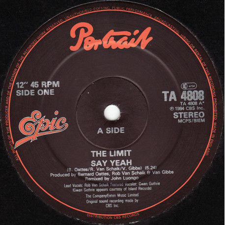 Limit - Say Yeah (John Luongo Mix / John Luongo Instrumental) / Destiny