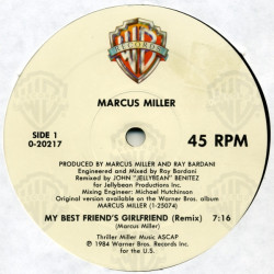 Marcus Miller - My Best Friends Girlfriend (Jellybean Remix / Instrumental) Still In Shrink Wrap