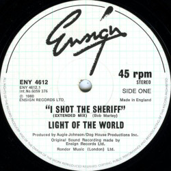 Light Of The World - I Shot The Sheriff (Extended Mix) / Painted lady / A New Soft Song