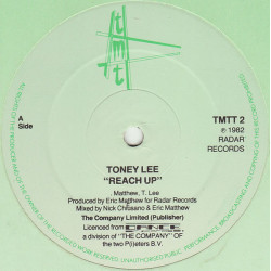 Toney Lee - Reach Up (Extended Mix / Dub Mix / Quickmix)