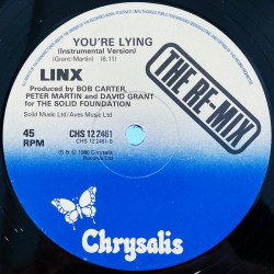 Linx - Youre Lying (The Remix) / Instrumental)