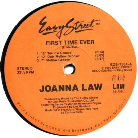 Joanna Law - First Time Ever (Bumpy Mix / Bumpy Edit / Acappella / Mellow Groove / Mellow Groove Dub / Mellow Edit)