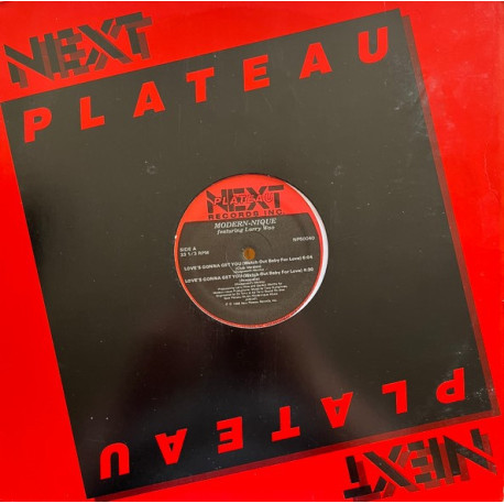 Modernique Featuring Larry Woo - Loves Gonna Get You (Club Mix / Radio Mix / Dub / Acappella) Still In Shrink Wrap