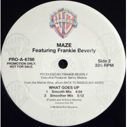 Maze featuring Frankie Beverly - What Goes Up (Smooth Mix / Smoother Mix / Radio Edit / Long Version) Vinyl Promo