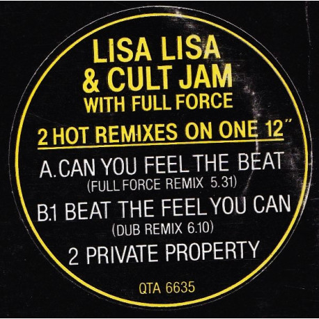 Lisa Lisa And Cult jam With Full Force - Can You Feel The Beat (Full Force Remix / Dub Remix) / Private Property