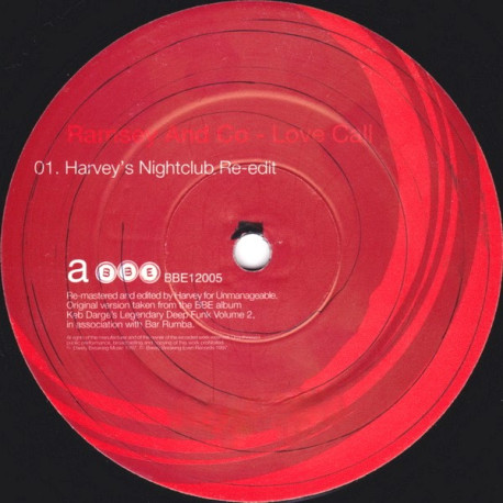 Ramsey And Co - Love Call (Harveys Nightclub Re Edit / Restless Soul Peaktime Remix / Restless Soul Reprise And Beats)