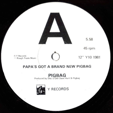Pigbag - Papas Got A Brand New Pigbag / As It Was.... (Vinyl Promo)