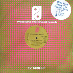 Billy Paul - Bring The Family Back (Long Version) / Critical