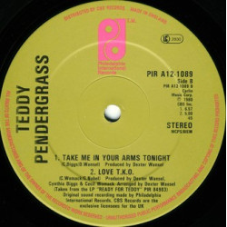 Teddy Pendergrass - Love T.K.O / The Whole Towns Laughing At Me / Take Me In Your Arms Tonight