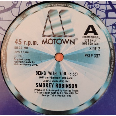 Smokey Robinson - Being With You / Jermaine Jackson - You Like Me Dont You (Instrumental Vocal Remix)
