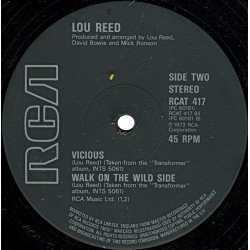 Lou Reed - Walk On The Wild Side / Vicious / I Love You Suzanne (Original Versions)