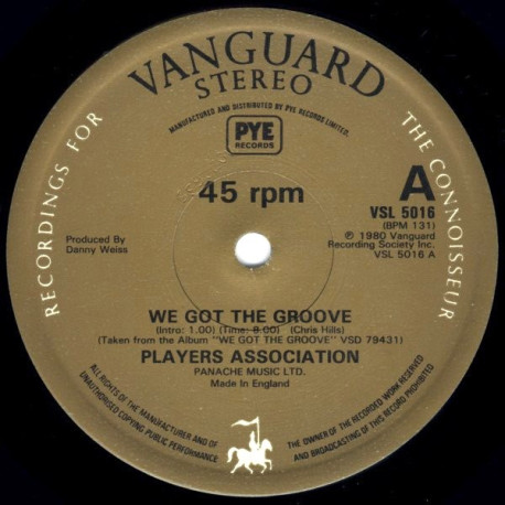 Players Association - We Got The Groove (Full Length Mix) / I Like It (Full Length Mix)