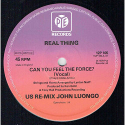 Real Thing - Can You Feel The Force (John Luongo US Remix / John Luongo Instrumental)