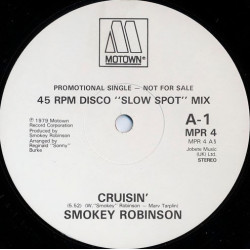 Smokey Robinson - Cruisin (Plays Same Both Sides) Vinyl Promo