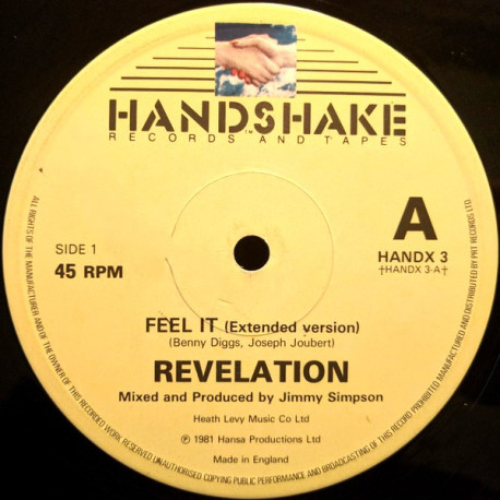 Revelation - Feel It (Extended Version) / When I Fall In Love
