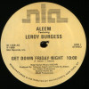Aleem featuring Leroy Burgess - Get down Friday night (M&M Special Remix 1 / Mix 2)  12" Vinyl Record