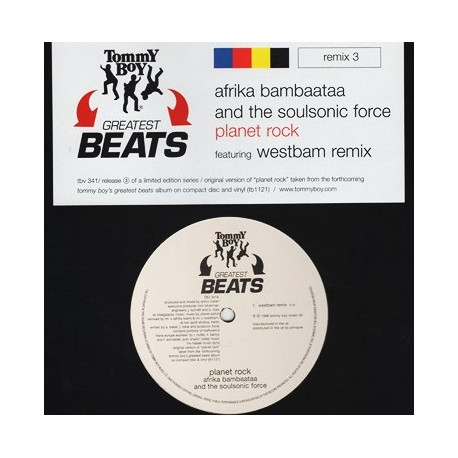 Afrika Bambaataa And The Soulsonic Force - Planet Rock (Original 12 Inch Version / Westbam Remix)