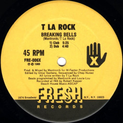 T La Rock - Breaking Bells (Club Mix / Dub Mix) / Bass Machine (Club Mix / Radio Mix)