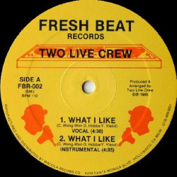 Two Live Crew - What I Like (Vocal Mix / Instrumental / Scratch Version)