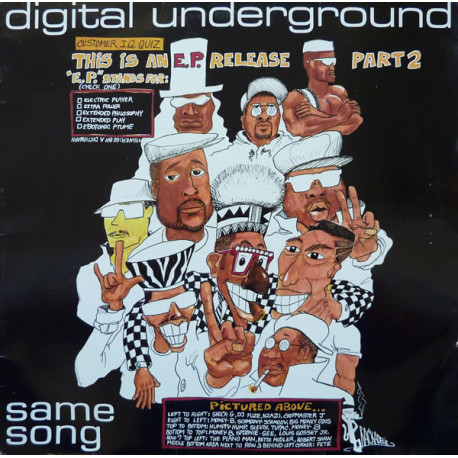 Digital Underground - Same Song (CJs Extended Original) / Packet Man (Worth A Packet Mix) / Nuttin Nis Funky