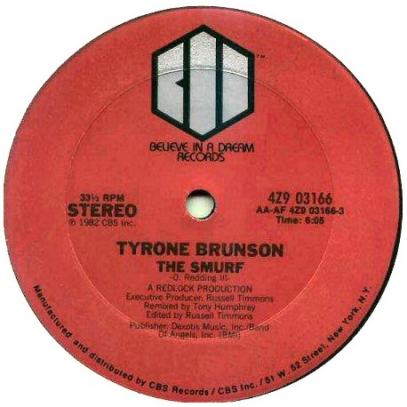 Tyrone Brunson - The Smurf / I Need Love