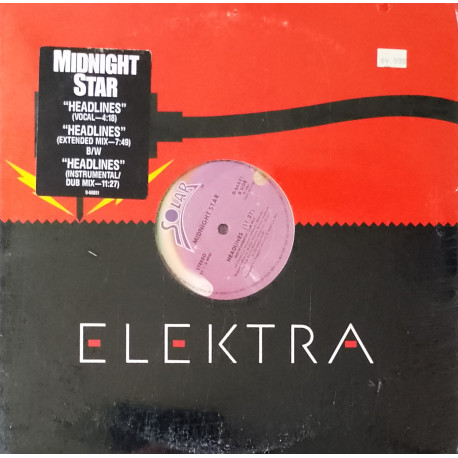Midnight Star - Headlines (Extended Mix / Vocal Mix / Instrumental Dub) Still In Shrink Wrap