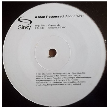 A Man Possesssed - Black & white (Original mix / KlubdoctorZ mix) Promo