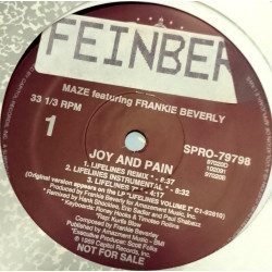 Maze Featuring Frankie Beverly - Joy And Pain (Original LP Version / Original Instrumental / Lifelines Remix / Inst) Promo