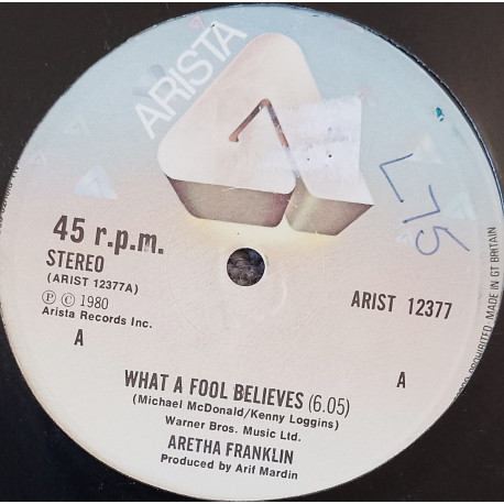 Aretha Franklin - What A Fool Believes / School Days (Cover Of The Doobie Brothers Classic)
