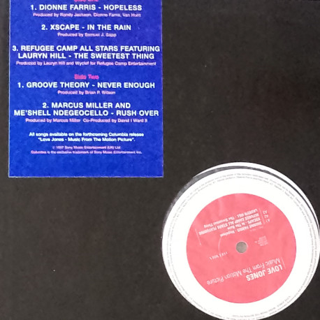 Marcus Miller & Me'Shell Ndegéocello - Rush Over / Refugee Camp All Stars - The Sweetest Thing / Xscape - In The Rain