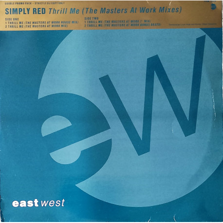Simply Red - Thrill Me (Double Vinyl Promo) 4 Masters At Work Mixes / 3 Darren Emerson Steppin Razor Mixes