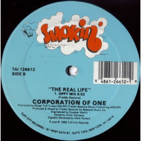 Corporation Of One - The Real Life (Oppy Mix) / So Where Are You (Vocal Mix / Hash Dub / Percappella)