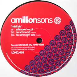 A Million Sons - Misti Blu (Schmoov Vocal / Nu Schmoov Mix / Nu Schmoov Dub) Vinyl Promo