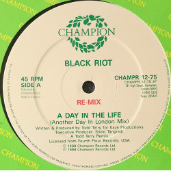Black Riot - A Day In The Life (A Day In London Mix / Another Day In London Mix) / Warlock