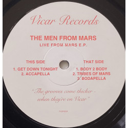 Men From Mars (Dave Lee) - Get Down Tonight / Accapella / Body 2 Body / Tribes Of Mars / Bodapella