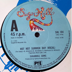 Sugarhill Gang - Hot Hot Summer Day (Vocal Mix / Instrumental) Vinyl Looks Hardly Played