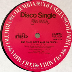 Santana - One Chain (Dont Make No Prison) John Luongo Special Remix / Life Is A Lady-Holiday