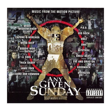 Any Given Sunday (The Soundtrack) - 2LP featuring LL Cool J "Shut em down" / Mobb Deep "Never goin back" / Trick Daddy & Trina "