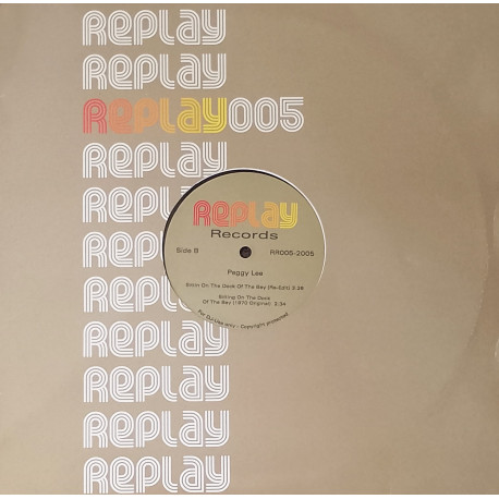 Peggy Lee - Sittin On The Dock Of A Bay (Re Edit / Original Mix) / Spanky Wilson - Sunshine Of Your Love (Re Edit / Original)