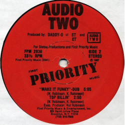Audio Two - Top billin / Make it funky (Vocal mix / Dub) reissue