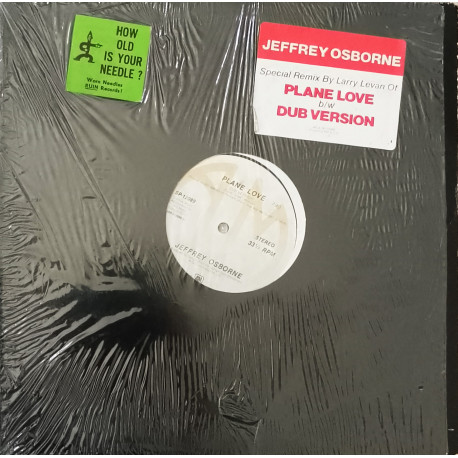Jeffrey Osborne - Plane love (Larry Levan US Vocal Remix / Larry Levan Dub) 12" Vinyl Record