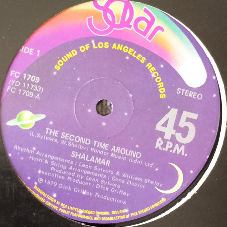 Shalamar - The second time around (Original 12ich version) / Leave it all up to love