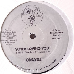Omari - After Loving You (Full Length Version / Instrumental) Still In Shrink Wrap