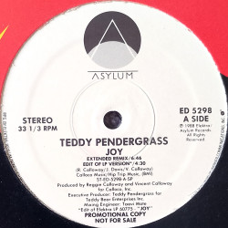 Teddy Pendergrass - Joy (Extended Version / Edit / Dub / Instrumental / Beats) Vinyl Promo Looks Unplayed